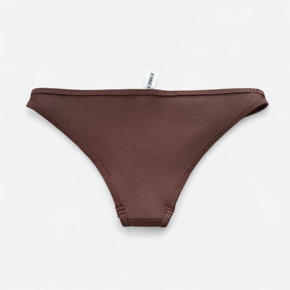 Hoaka brown neoprene swimwear bikini bottoms - Picture 3 of 6